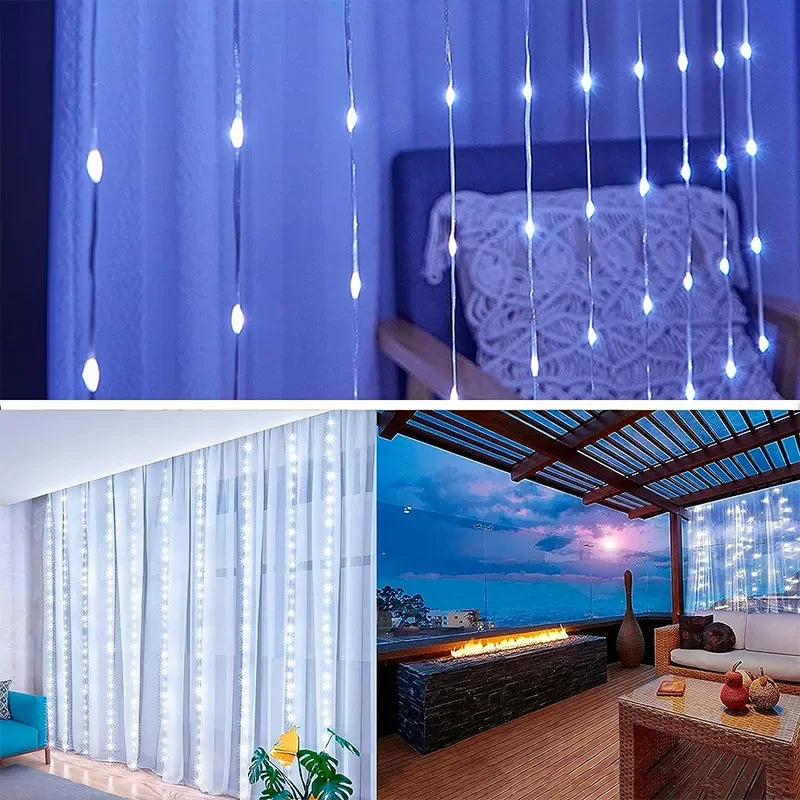 Förvandla Ditt Hem Till En Magisk Värld Med 3M LED Curtain String Lights