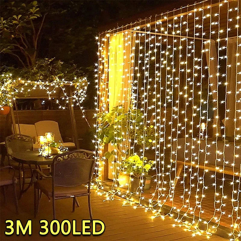 Förvandla Ditt Hem Till En Magisk Värld Med 3M LED Curtain String Lights